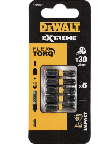 Набір біт DeWalt ударні IMPACT TORSION (DT7384T)