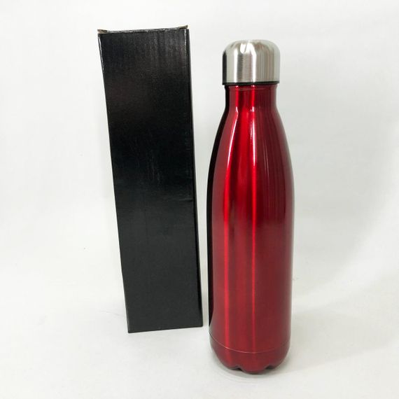 Туристичний термос пляшка UNIQUE UN-1022 500 мл холодних та гарячих напоїв зі сталі. Колір: червоний | Зображення 5