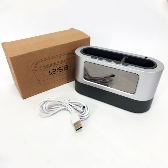 Годинник підставка для ручок 038, настільний електронний годинник з підсвічуванням, лід годинник настільний | Зображення 6