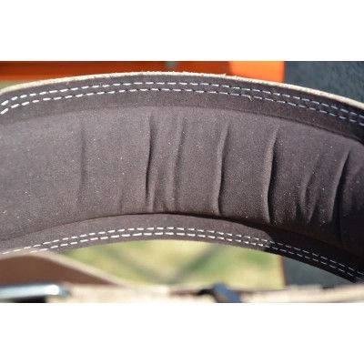 Атлетический пояс MadMax MFB-246 Full leather шкіряний Chocolate Brown S (MFB-246_S) | Зображення 2