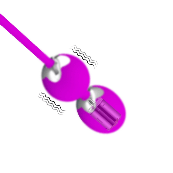 Вагінальні віброкульки - Pretty Love Willie Vibrating Kegel Balls Purple | Зображення 5