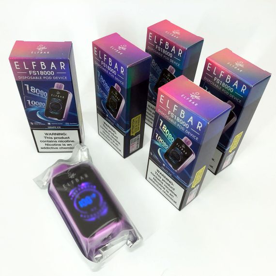 ELF BAR FS18000 смак Виноград (Grape Ice) | Зображення 5