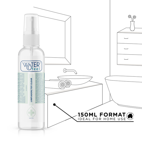 Спрей для очищення секс іграшок Toy Clear, 150 мл Waterfeel (Іспанія) Sex Aura | Зображення 1