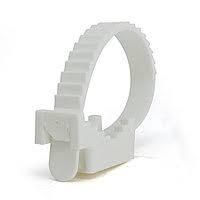 Кріплення ремінцеве 10*120мм біле 50 шт/уп APRO