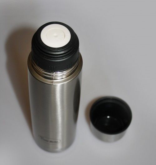 Термос для напоїв 350 мл Con Brio CB-313 нержавіюча сталь зберігає тепло і холод | Зображення 1