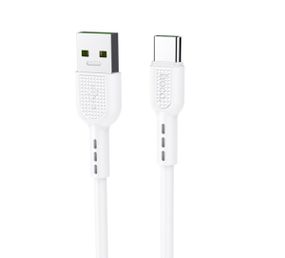 Кабель HOCO X33 Type-C 5A Surge charging data cable White