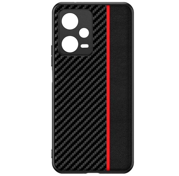 Чохол накладка Primolux CFC для Xiaomi Redmi Note 12 Pro Plus 5G - Black&Red | Зображення 2