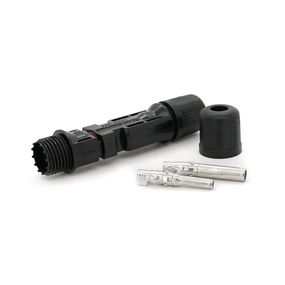 Коннектор MC4 Premium, 1000V, 30A, медь CN под зажим, U-образный, под сечение 2,5-6 мм2, 0,5 мОм, IP67, -40°C ~ 105°C,