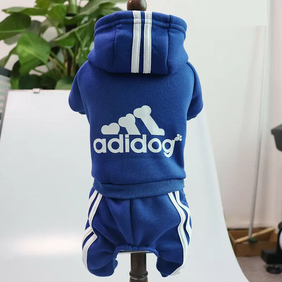 Костюм спортивний для собак Adidog синій XL