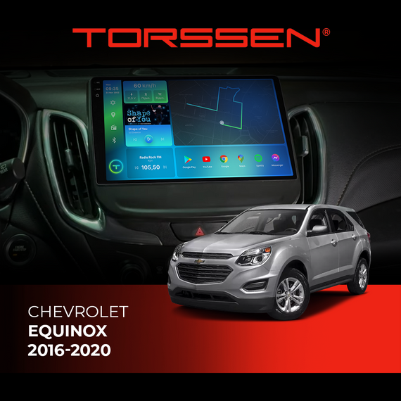 Штатна магнітола Torssen 2K Chevrolet Equinox 2016-2020 F106128 4G Carplay DSP