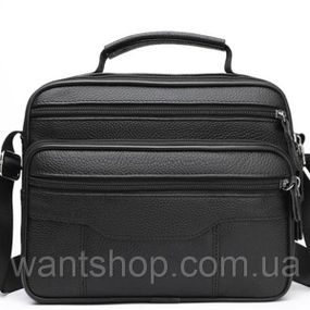 Сумка барсетка чоловіча шкіряна горизонтальна через плече BEXHILL TM-40339