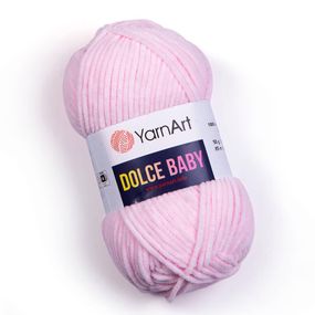 Пряжа YarnArt Dolce Baby 781 світло-рожева ярнарт дольче бебі плюшева