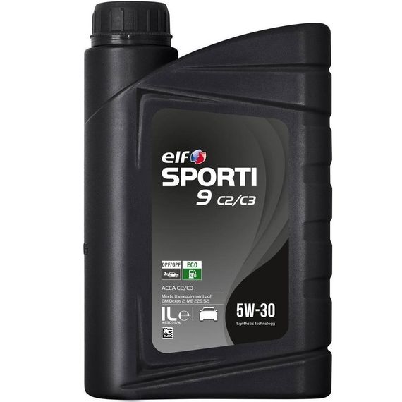 Моторна олива Elf Sporti 9 C2/C3 5W-30 1л.