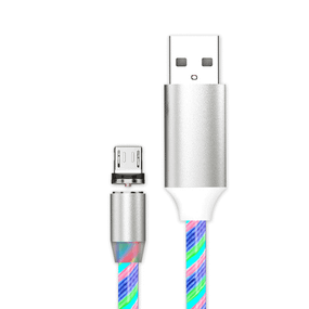 Магнитный кабель Kaku KSC-115 LED Magnetic MicroUSB 1m с подсветкой