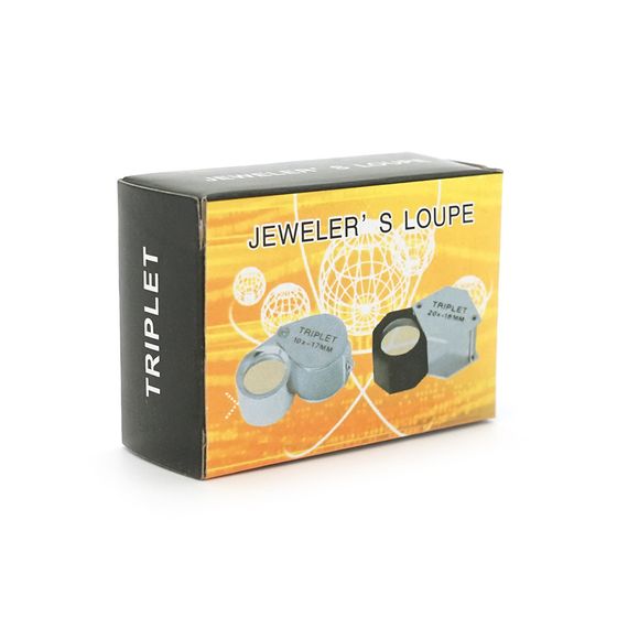 Лупа ручная TRIPLET 20X-21mm, складная, металл стекло | Зображення 2
