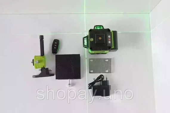 Лазерный уровень 3D с зеленым лучом IE12A MA475 • Самовыравнивающийся лазерный нивелир для ремонта, отделки и точной разметки | Зображення 4
