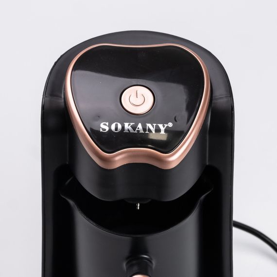 Електротурка Sokany SK-04008 250 мл чорна із золотом | Зображення 8