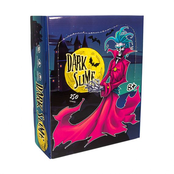 Слайм "Dark slime - с шариками" 71831 (укр.) - 0,250 кг | Зображення 1