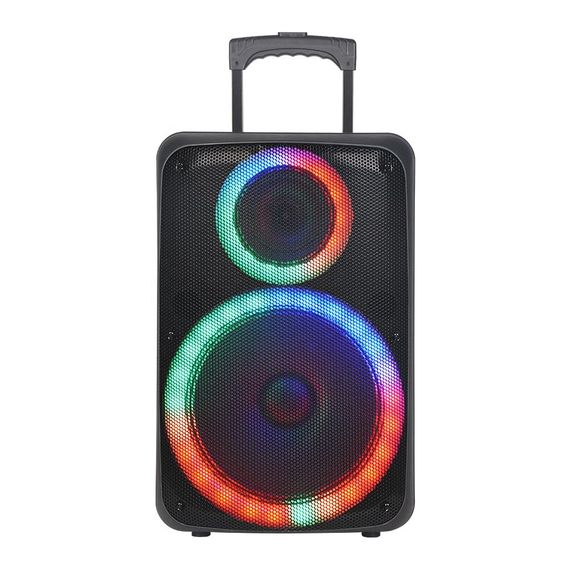 Портативная колонка бумбокс XPRO NDR-2612 чемодан  30Вт, USB, SD, FM радио, Bluetooth, 1 микрофон, ДУ (MER-15683) | Зображення 4