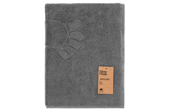 Килимок для ніг махровий Ardesto Benefit, 50х70см, 100% бавовна, сірий (ART2457SG)