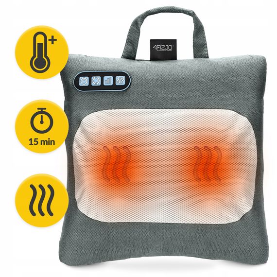 Подушка-масажер 4FIZJO Shiatsu Lite Black (P-5905973404136) | Зображення 5