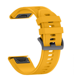 Силіконовий ремінець Primo для годинника Garmin Fenix 3 / 3HR / Fenix 5X / 6X - Yellow