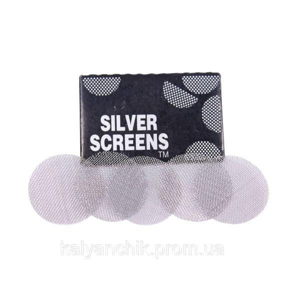 Сеточки для бонга Серебро 20 мм. 5 шт.