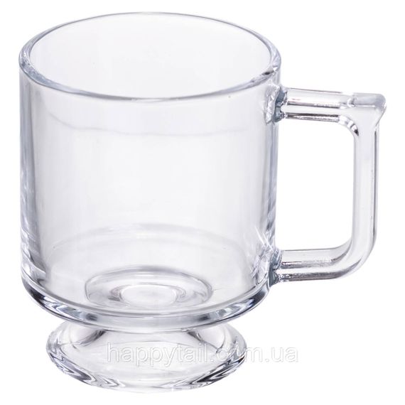 Набір чашок 6 шт для чаю та кави Goblet по 300 (мл) кружки скляні Прозорий HP-19-L6 | Зображення 1