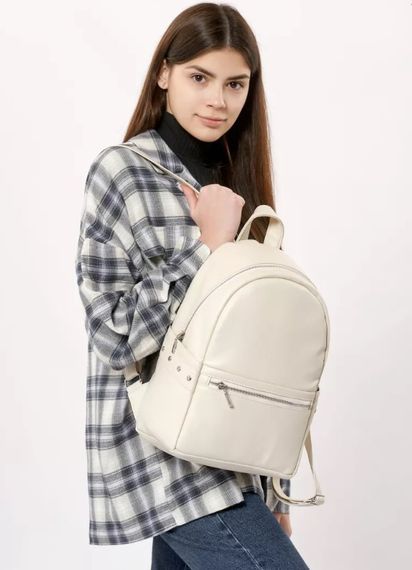 Жіночий рюкзак Sambag Dali BPS молочний 35 х 25 х 14 см (15379011e)