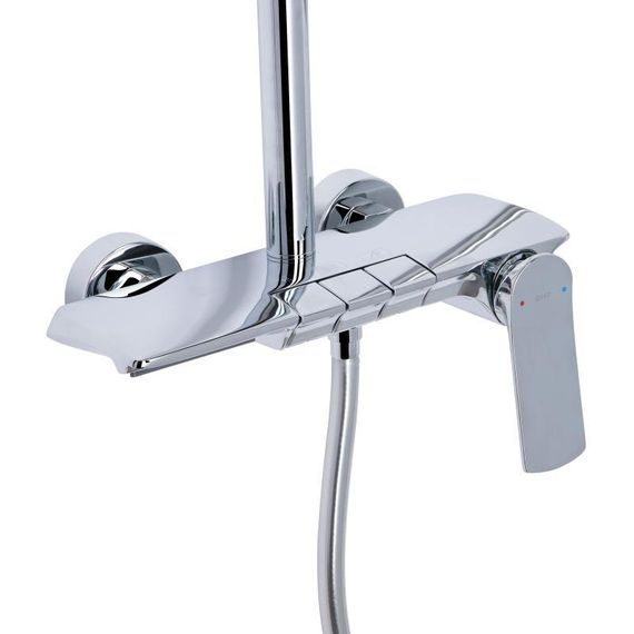 Душова система універсальна Qtap Slavonice на три споживача (з виливом) QTSLA111CRM45904 Chrome | Зображення 2