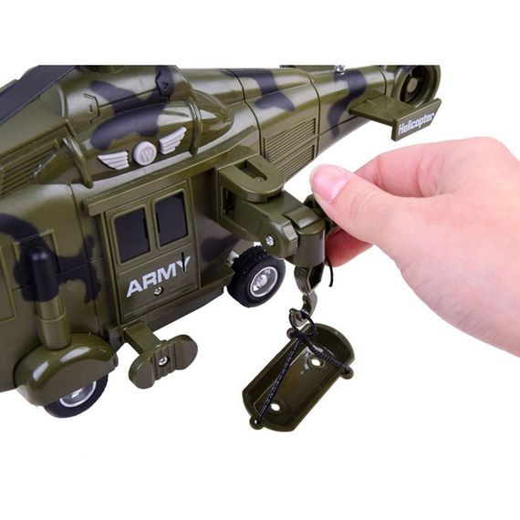 Вертоліт дитячий "Військова техніка" AP9907A, світло, звук | Зображення 2