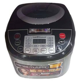 Мультиварка з фритюрницею 5л 2000Вт Gold Diamond TK 08815 Сіра