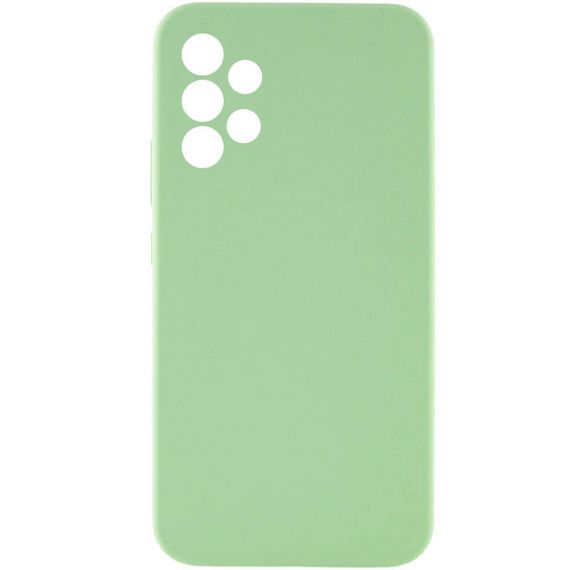Чехол Silicone Cover Lakshmi Full Camera (AAA) для Samsung Galaxy A33 5G Мятный / Mint