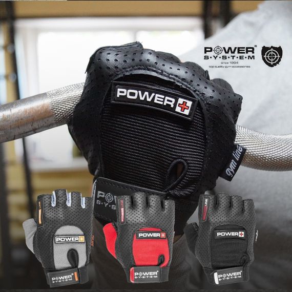 Рукавички для фітнесу Power System PS-2500 Power Plus Black/Grey XS | Зображення 5