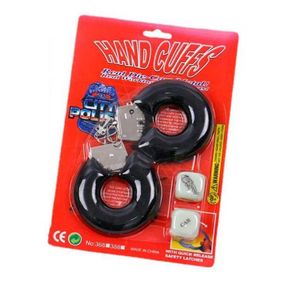 Набір ігровий для пар Hand Cuffes and Cubes непристойні ігри Чорний 2 гравці