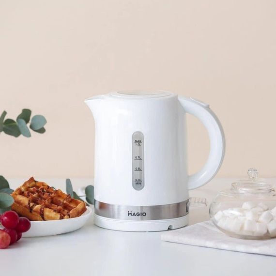 Електрочайник Magio MG-110 1 л 1360 Вт, стильний електричний чайник, гарний електричний чайник | Зображення 1