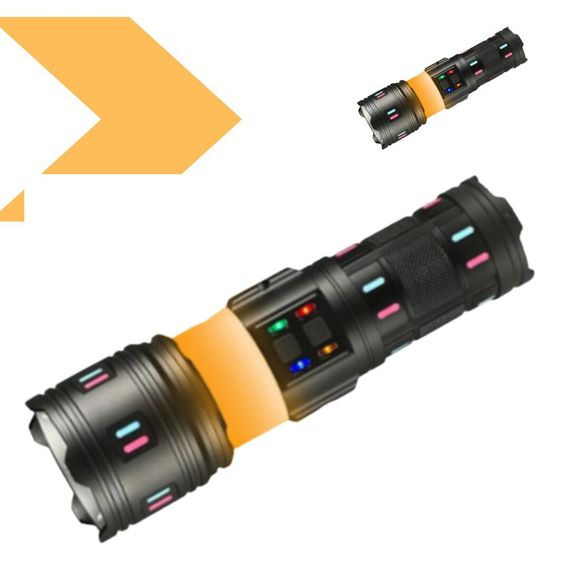 Ліхтар Night Vision Fluorescence AK178-1 з білим лазерним LED PM60-TG, 4 акумулятори 18650, Power Bank, ЗУ Type-C, зум, 5 фільтрів, XPRO (47155-178-1_1256) | Зображення 1