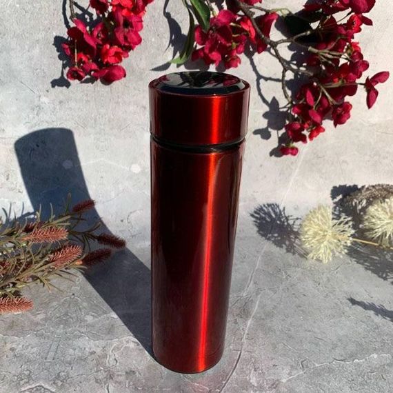 Термос UNIQUE UN-1006 500мл із датчиком температури, Термос із дисплеєм температури. Колір: червоний | Зображення 3