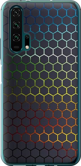 Чехол на Huawei Honor 20 Pro Переливающиеся соты "498u-1702-17620"