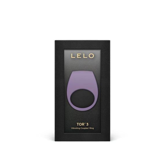 Эрекционное кольцо с вибрацией LELO Tor 3 Violet Dusk, управление со смартфона Sex Aura | Зображення 4
