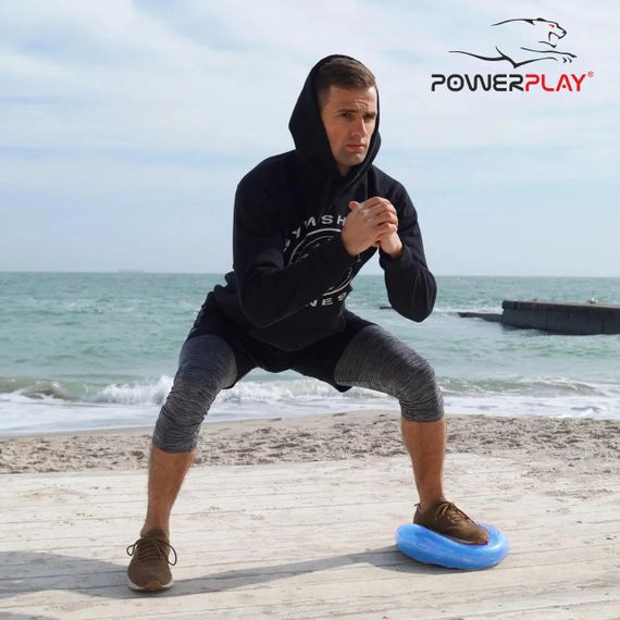 Балансувальна масажна подушка PowerPlay 4009 Balance Pad (Ø33) Синя | Зображення 6