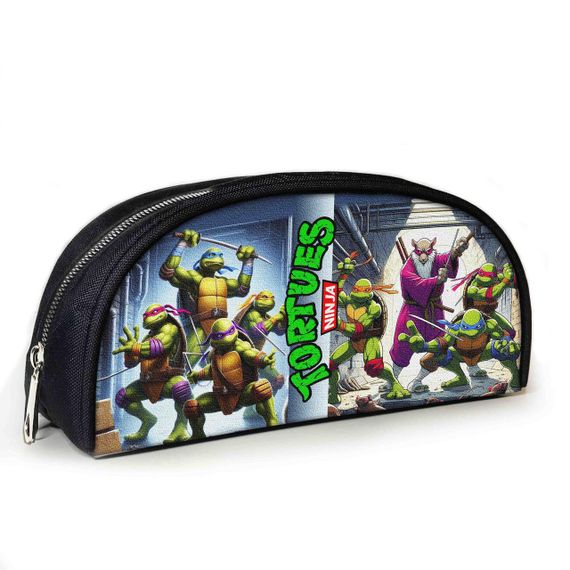 Пенал школьный с принтом Черепашки-ниндзя 23х10х8 см детский для девочки,мальчика (3980)