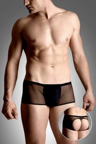 Мужские трусы с разрезом Softline Mens shorts 4493, Черный, M, L