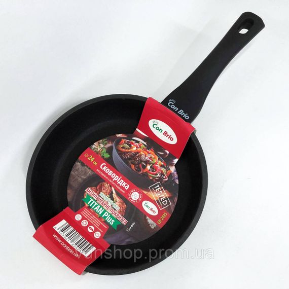 Якісні кухонні сковорідки Con, Сковорода для приготування на плиті, Сковорода для варіння PT-12 | Зображення 5
