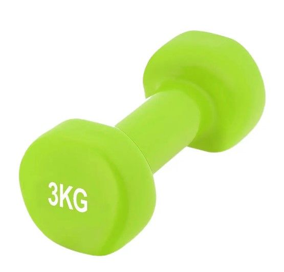 Гантель вінілова PowerPlay 4125 Achilles 3 кг Зелена 1 шт (PP_4125_3kg)