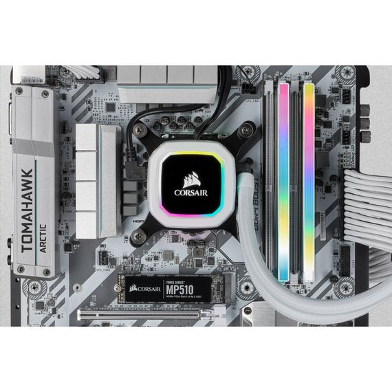 Модуль пам'яті для комп'ютера DDR4 32GB (2x16GB) 3600 MHz Vengeance RGB Pro SL White Corsair (CMH32GX4M2D3600C18W) | Зображення 3