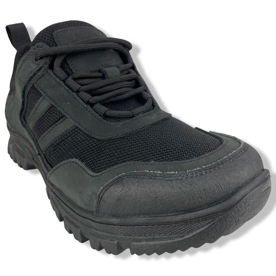 Кросівки літні на гумовій підошві зі збільшеною сіткою Розмір 44 Чорні | Зображення 4