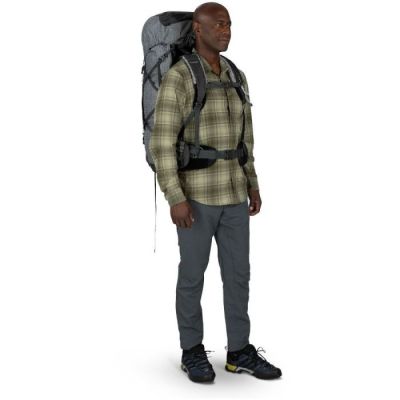 Рюкзак туристический Osprey Aether Pro 75 silver lining - S/M - сірий (009.3800) | Зображення 4