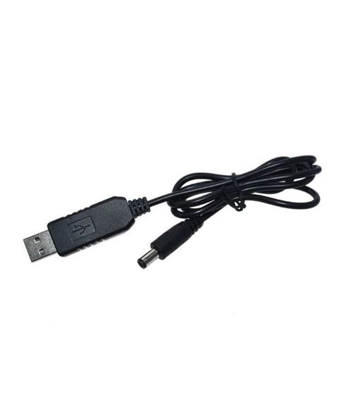 Кабель живлення перетворювач підвищуючий з USB-DC 5V на 9V 5.5x2.1мм (від повербанку)
