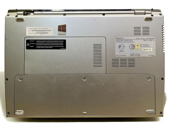 Ноутбук Б-класс Sony SVT131A11V / 13.3" (1366x768) TN / Intel Core i5-3317U (2 (4) ядра по 1.7 - 2.6 GHz) / 8 GB DDR3 / 120 GB SSD / Intel HD Graphics 4000 / WebCam б/у | Зображення 7
